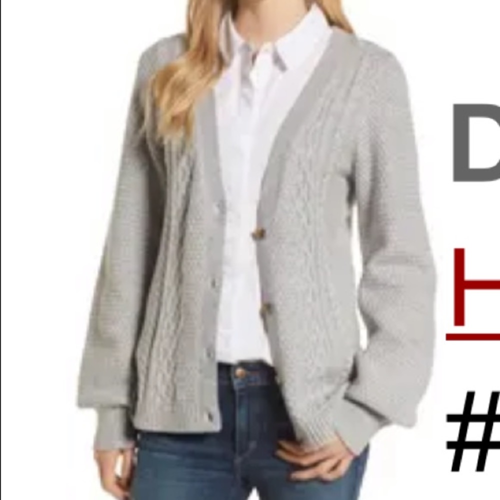 Knit cardigan